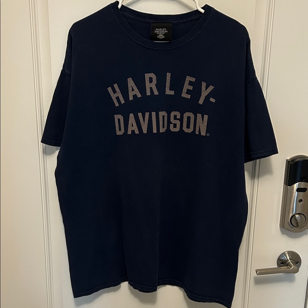 Harley-Davidson Men's Dark Blue Tee